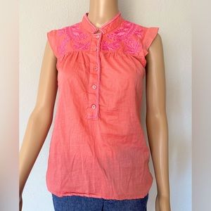 🔥 J.Crew Sleeveless Top Blouse Size 0🔥